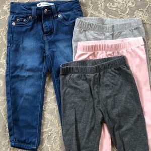 2T toddler girl leggings